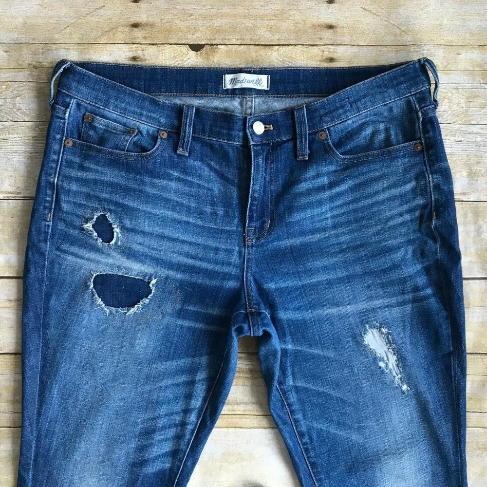 Madewell Slim Boyfriend Jean Distressed 37 x 30